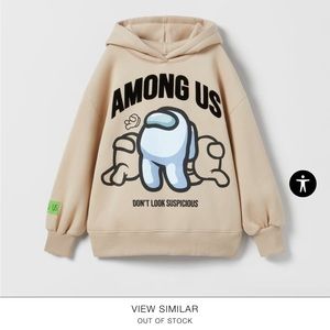 ZARA SOLD-OUT AMONG US UNISEX HOODIE